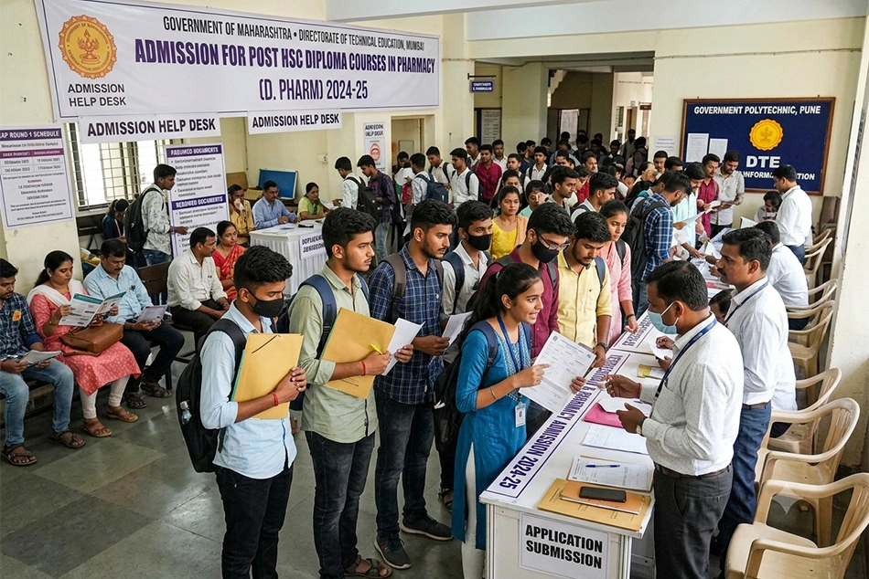DTE Maha 2026 Post HSC Pharmacy Diploma Admission Begins