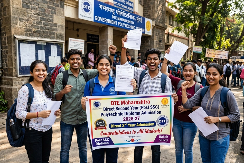 DTE Maha Direct 2nd Year Diploma 2026 Round 2 Allotment - Steps, Link