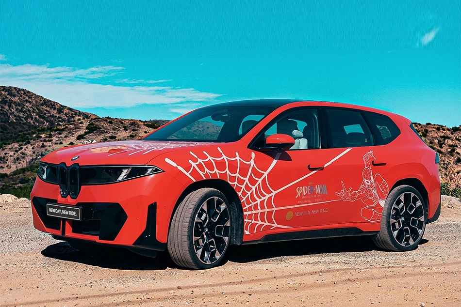 BMW iX3 Flow Concept inspired by Spiderman to exhibit at BMW Welt