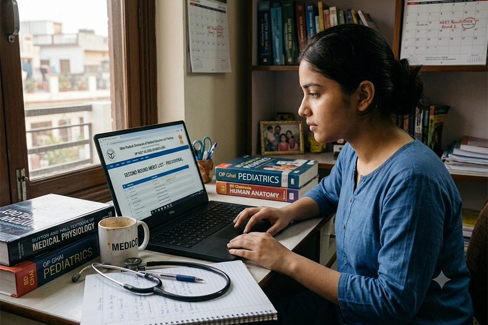 UP NEET UG 2026 Choice Filling Starts With 2nd Merit List Release Today